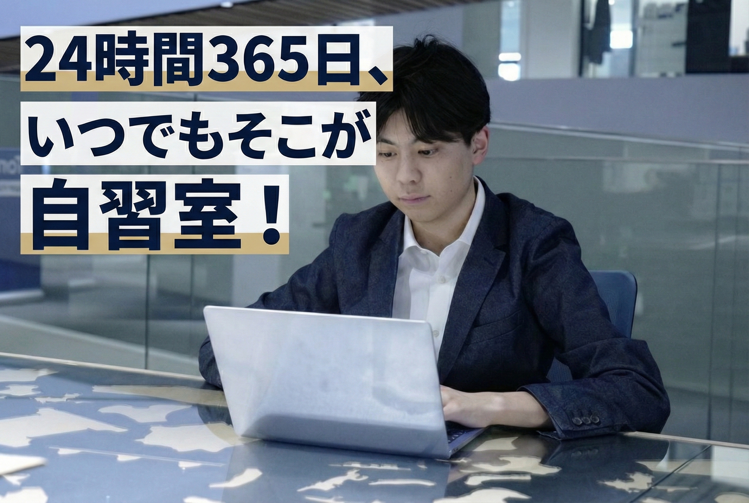 24時間365日、いつでもそこがあなたの自習室